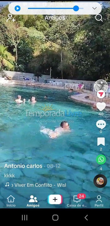 Apartamento para aluguel de temporada em Caldas Novas (Bairro Termal)