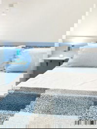 Apto na Praia do Morro, 20 mts da areia, Garagem, Wifi, Ar