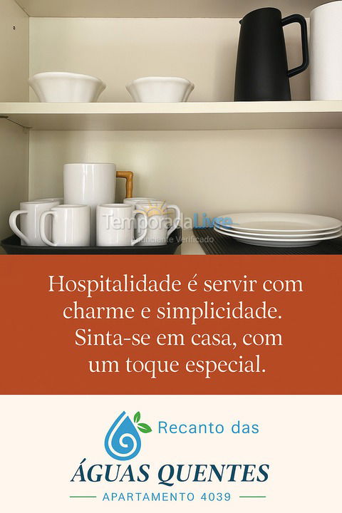 Apartamento para aluguel de temporada em Rio Quente (Esplanada)