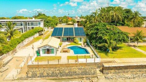 Casa Frente-Mar Pé na Areia em Serrambi, PE