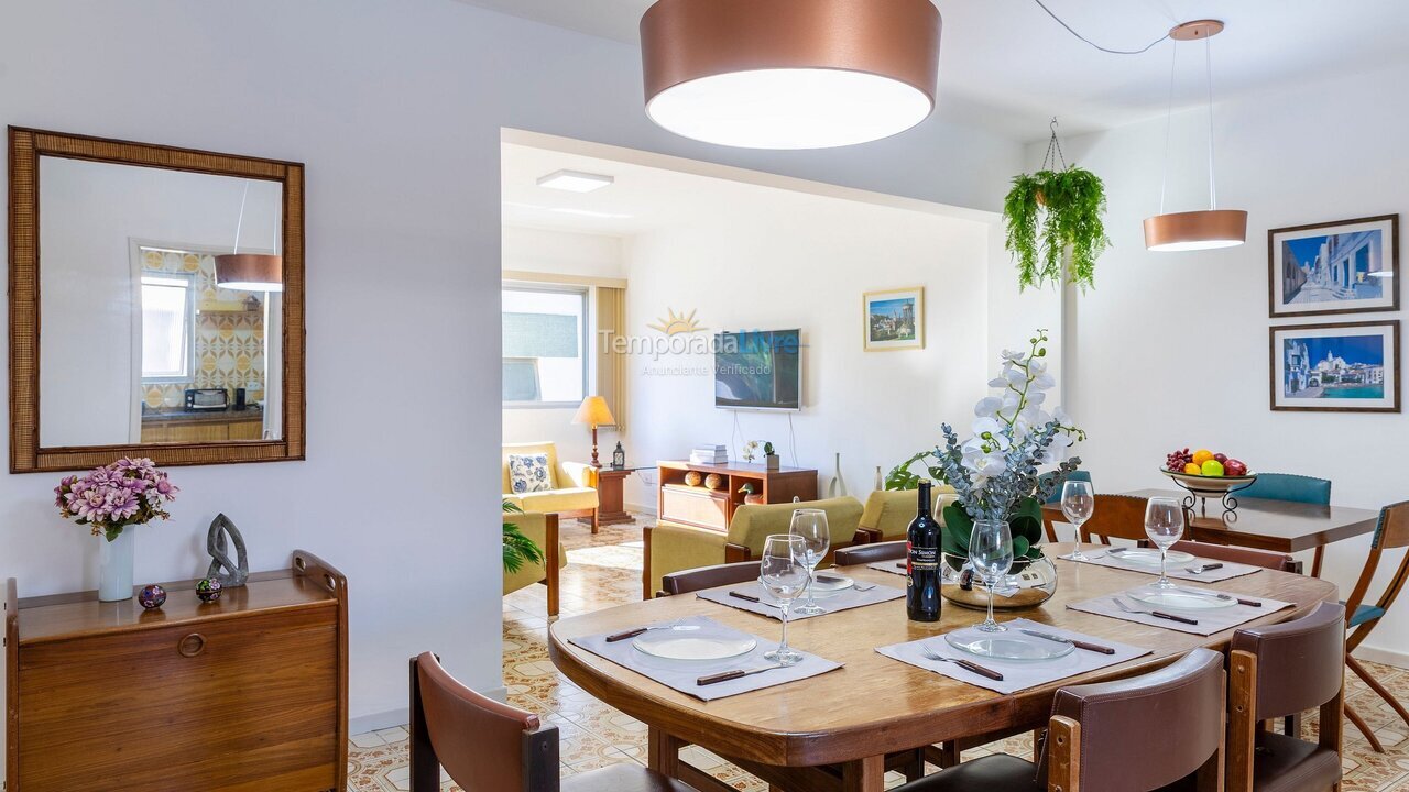 Apartamento para aluguel de temporada em Guarujá (Enseada)