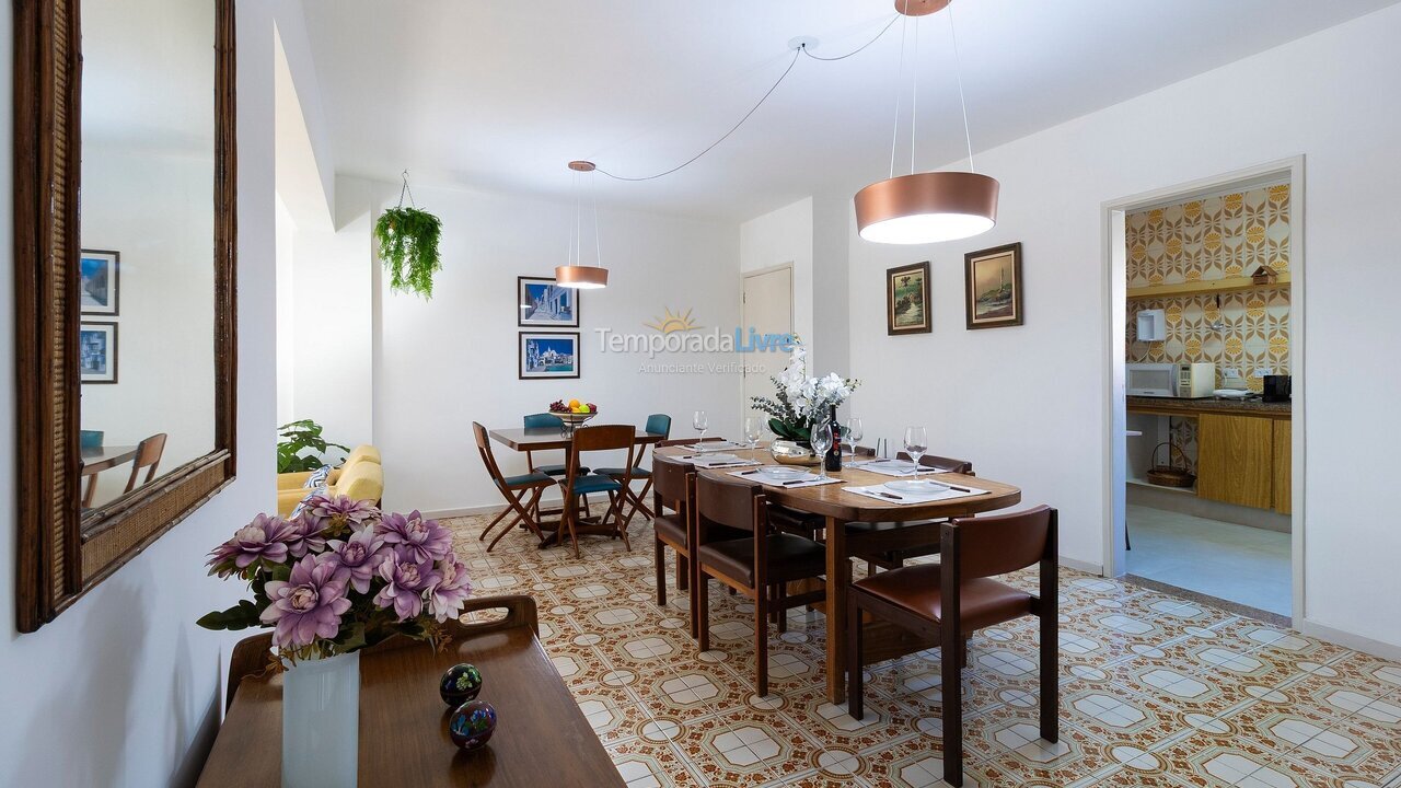Apartamento para aluguel de temporada em Guarujá (Enseada)