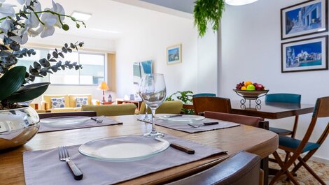 250m da praia com AC, 4 quartos| Brazilian Corner