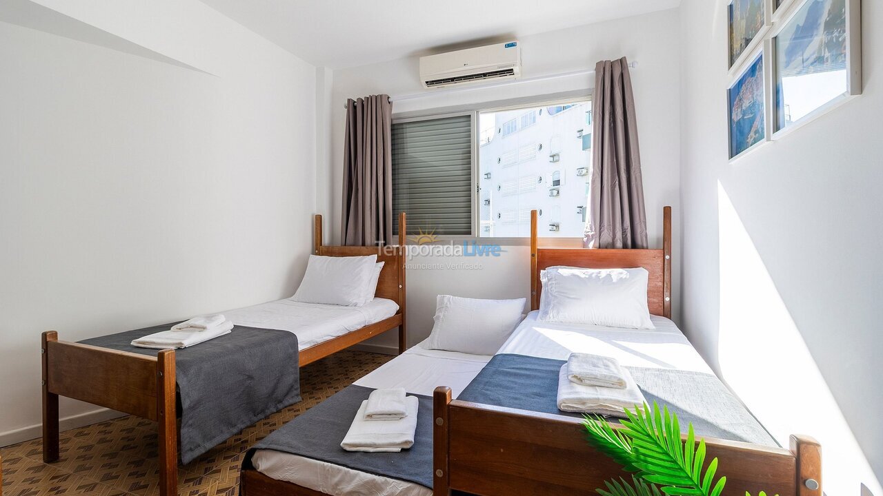 Apartamento para aluguel de temporada em Guarujá (Enseada)