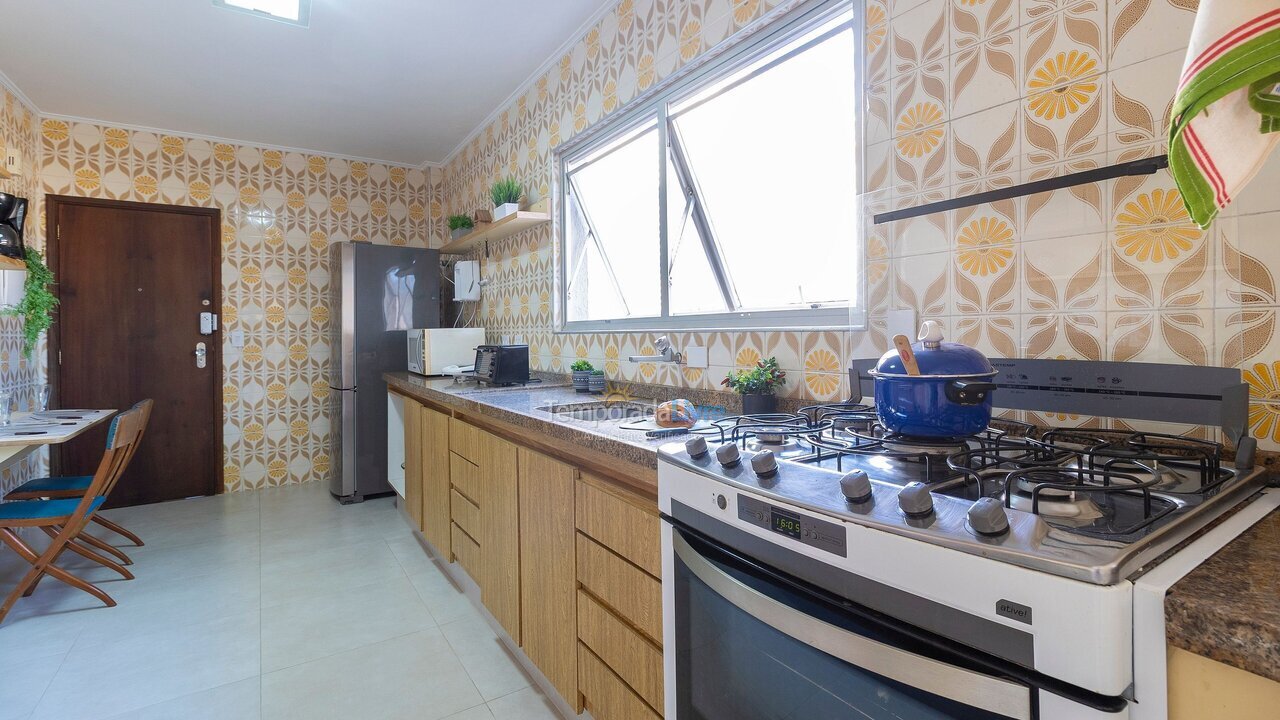 Apartamento para aluguel de temporada em Guarujá (Enseada)
