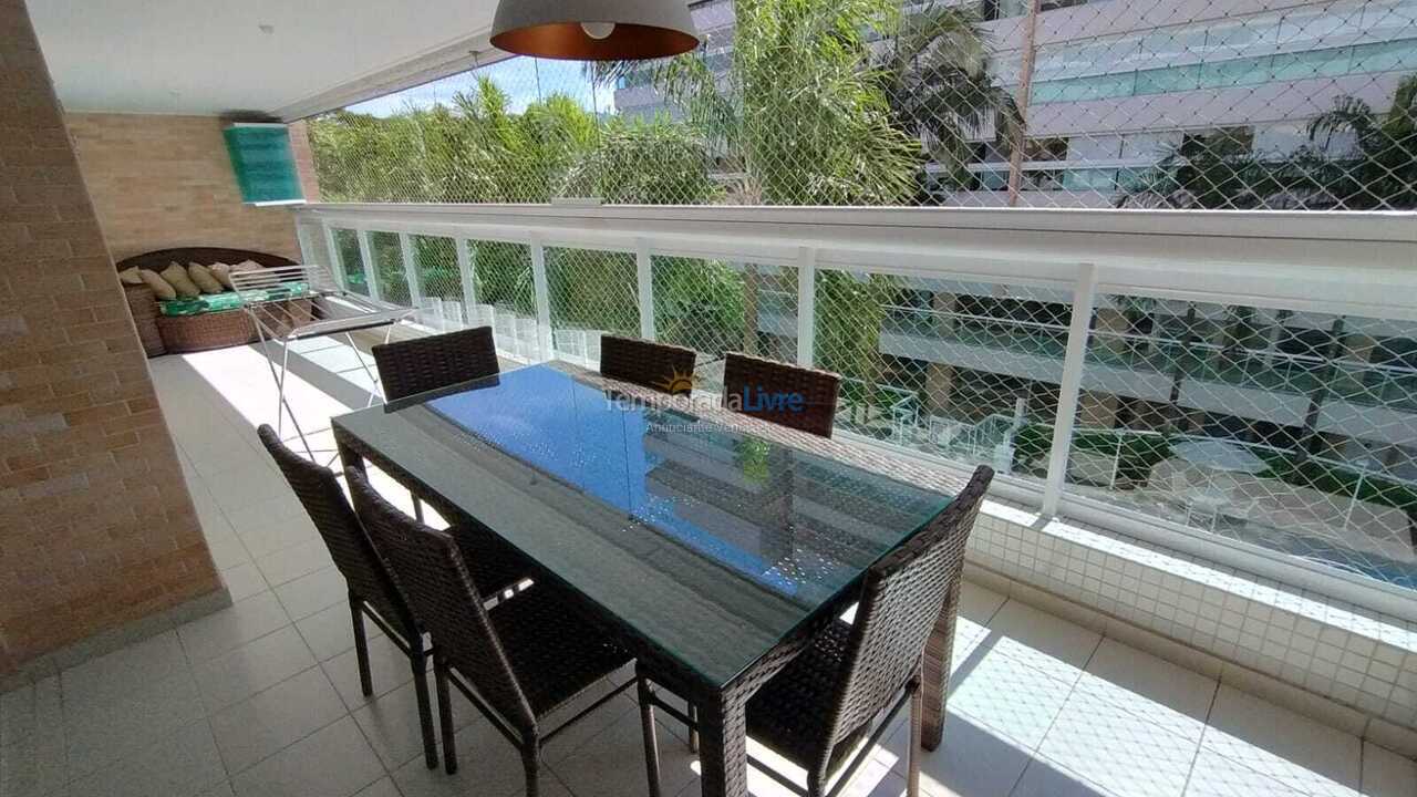 Apartamento para aluguel de temporada em Bertioga (Riviera de São Lourenço)