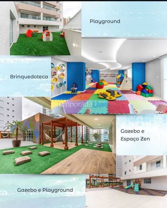 Apartamento para aluguel de temporada em Guarujá (Astúrias)