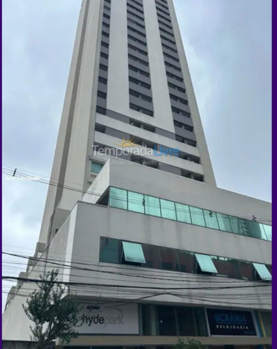 Apartamento para aluguel de temporada em Curitiba (Centro)