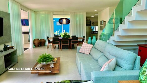 Casa Perola 5 Suítes Próxima da Praia em Guarajuba