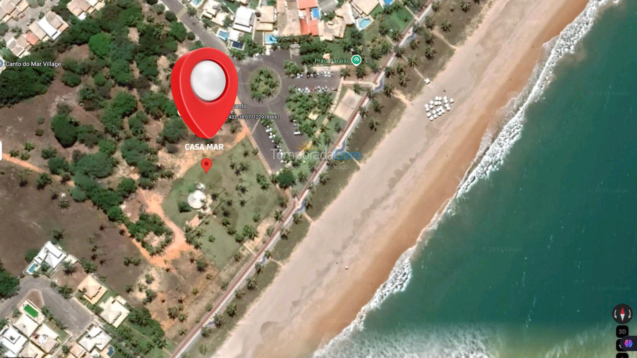Casa para aluguel de temporada em Camaçari (Praia de Guarajuba)