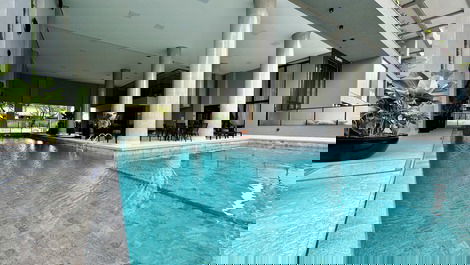 Lazer do condomínio com piscina aquecida!