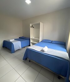 Até 10 pessoas, próx. ao shopping, ar condicionado, garagem apt A