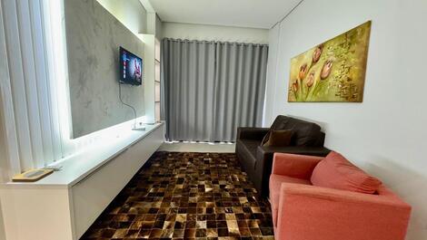 Apartamento Térreo na Praia com Piscina Aquecida