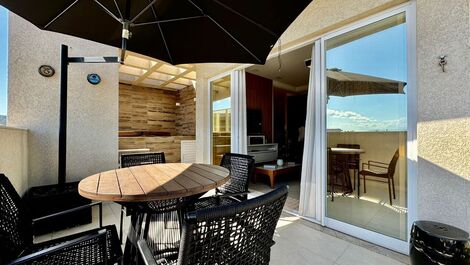 Cobertura Duplex com Jacuzzi e Vista Mar