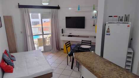 Apartamento 01 dormitório na quadra do mar - Praia dos Ingleses