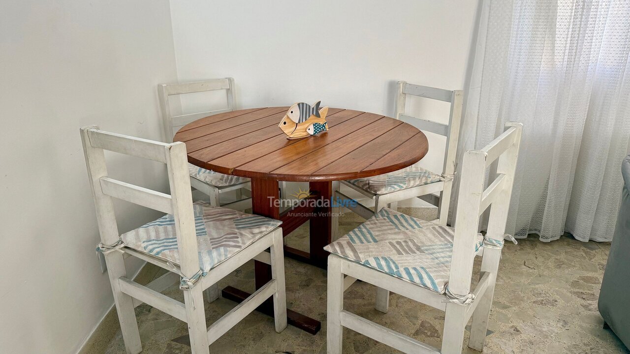 Apartamento para aluguel de temporada em São Vicente (Gonzaguinha)