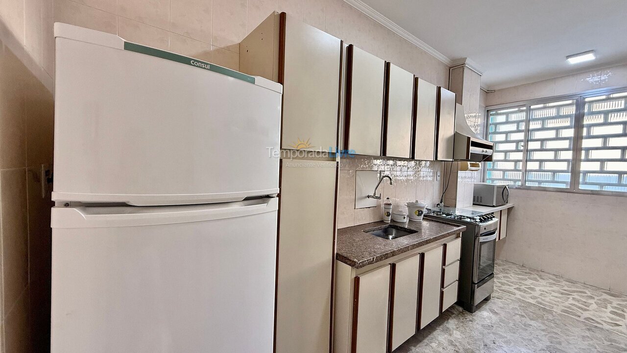 Apartamento para aluguel de temporada em São Vicente (Gonzaguinha)