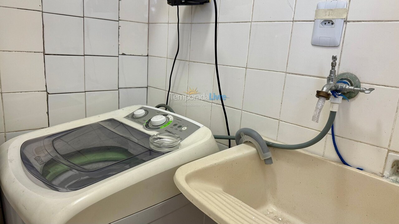Apartamento para aluguel de temporada em São Vicente (Gonzaguinha)