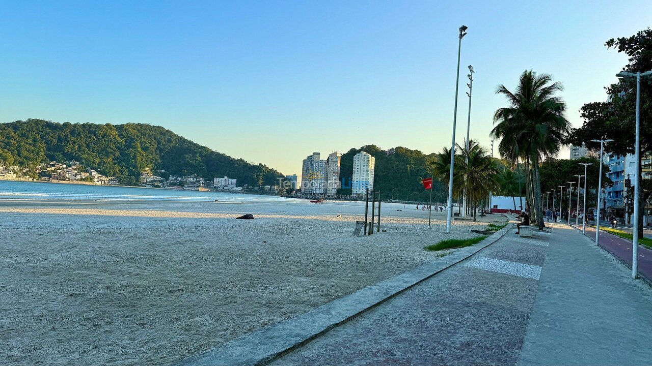 Apartamento para aluguel de temporada em São Vicente (Gonzaguinha)