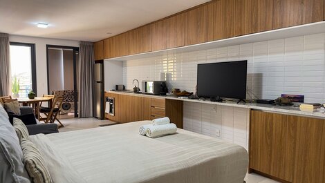 Hermoso loft con balcón en Ipanema