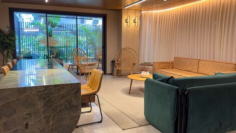 Hermoso loft con balcón en Ipanema