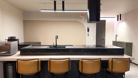 Hermoso loft con balcón en Ipanema