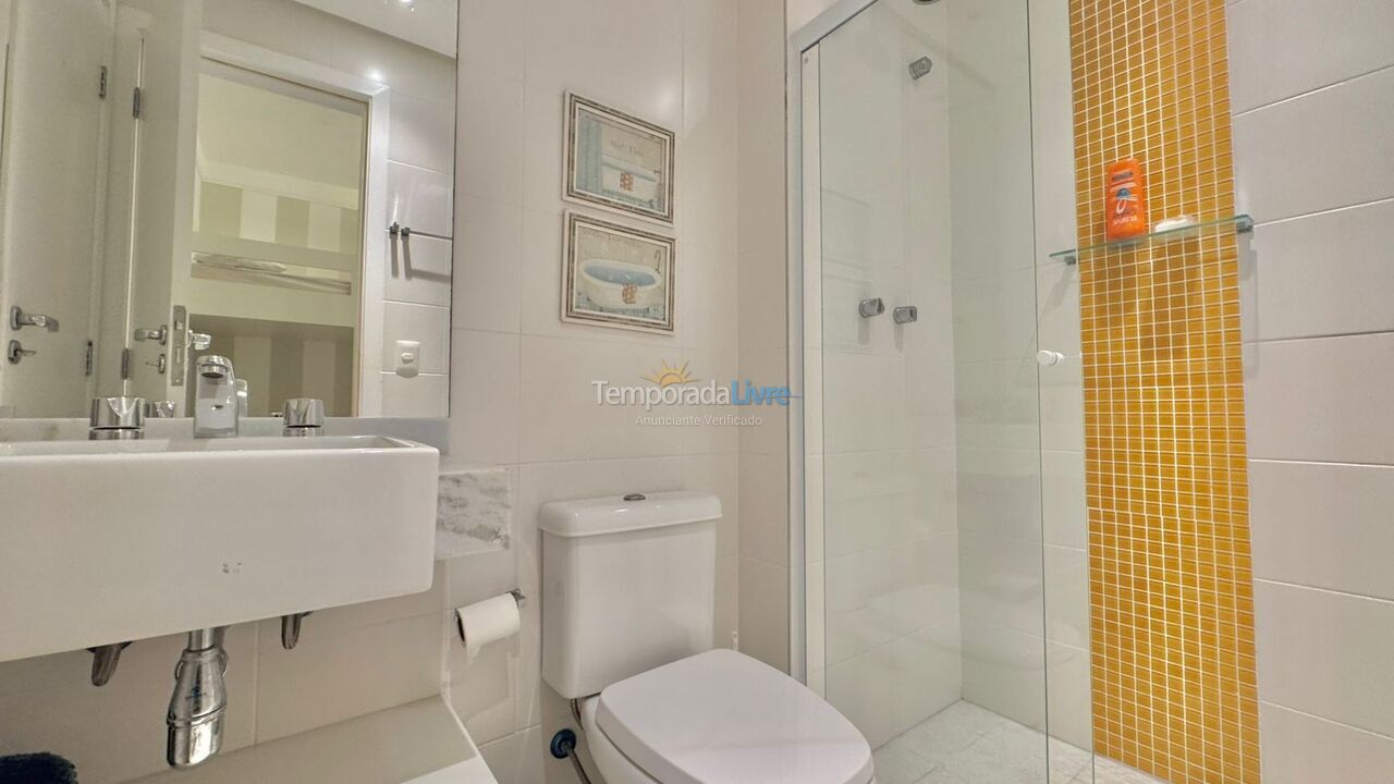 Apartamento para aluguel de temporada em Bertioga (Riviera de São Lourenço)