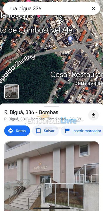 Apartment for vacation rental in Bombinhas (Praia de Bombas)
