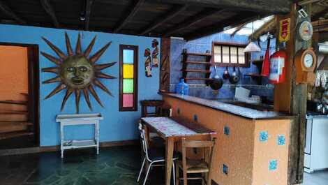 Casa das Famílias - Praia da Ferrugem - 100m do mar