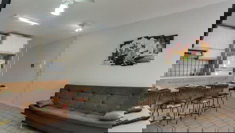 Alquiler mensual apartamento de 1 dormitorio a 100 metros del mar!