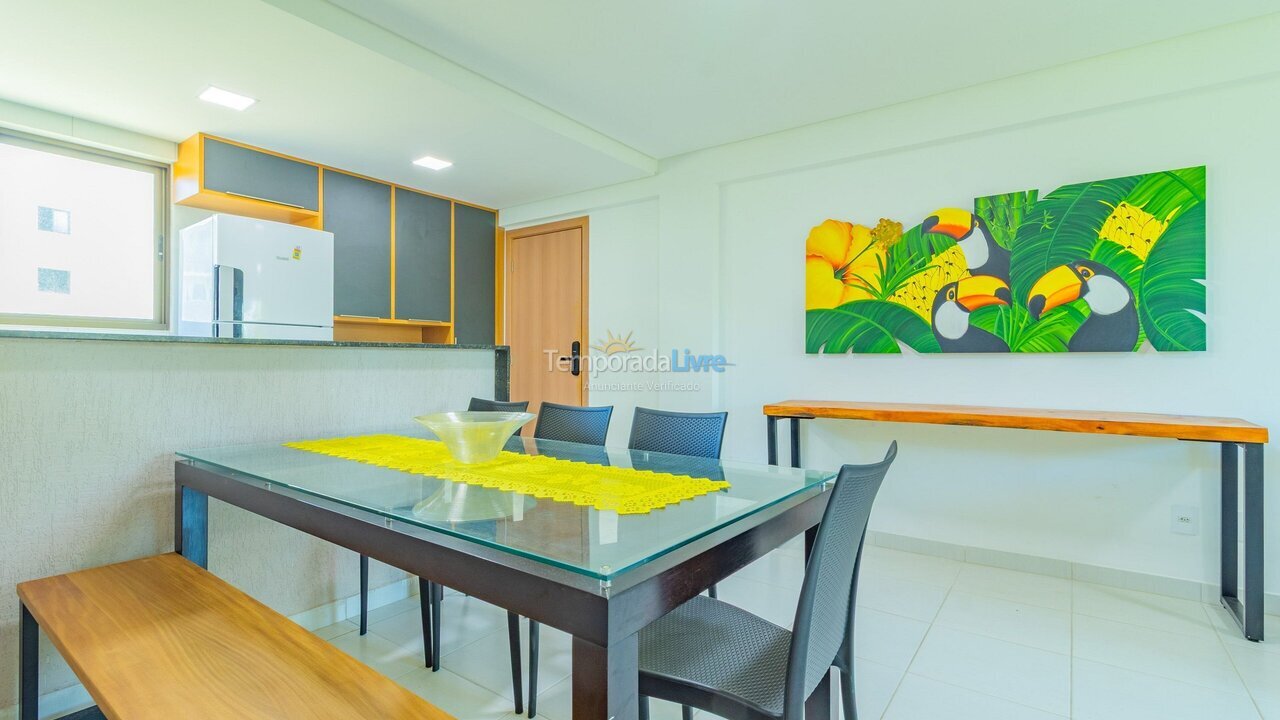 Apartamento para aluguel de temporada em Ipojuca (Praia de Muro Alto)