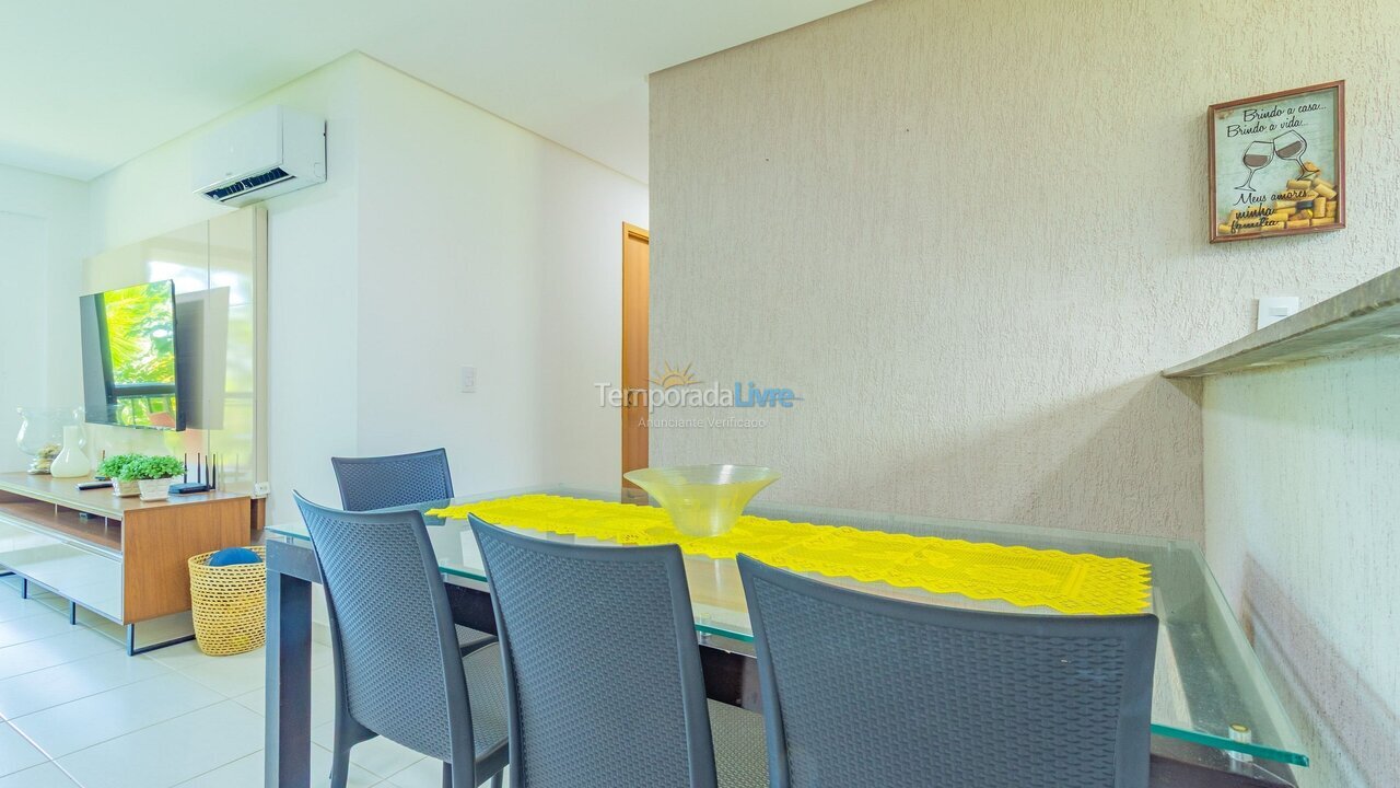 Apartamento para aluguel de temporada em Ipojuca (Praia de Muro Alto)