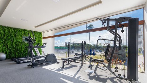 Makia Beach #D307 - Flat com varanda por Carpediem