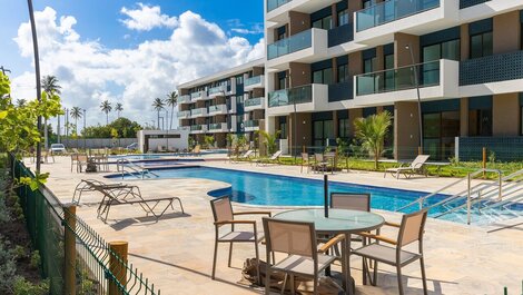Makia Beach #D307 - Flat com varanda por Carpediem