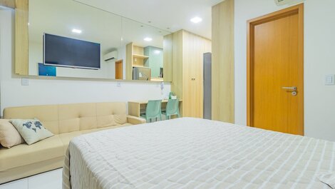 Makia Beach #D307 - Flat com varanda por Carpediem