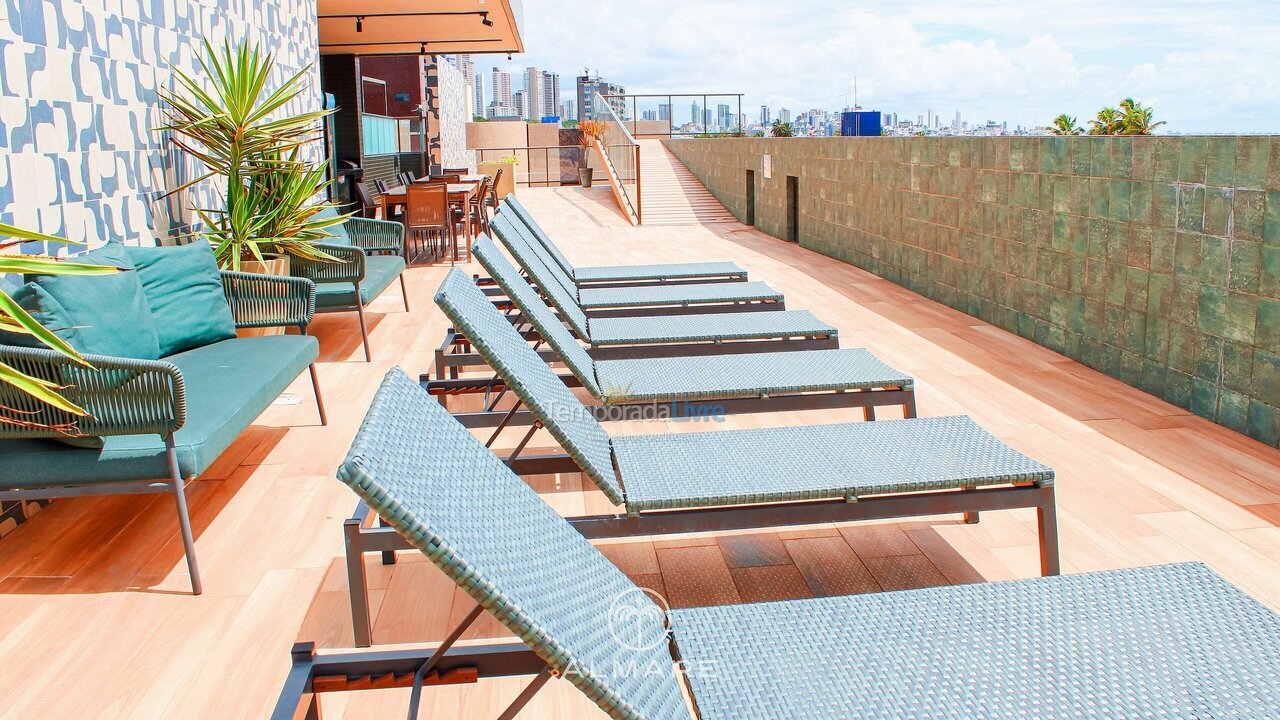 Apartamento para alquiler de vacaciones em João Pessoa (Cabo Branco)