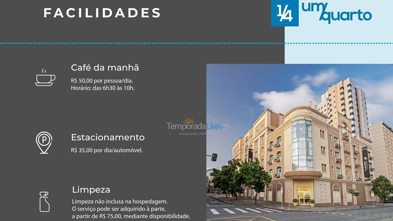 Apartamento para aluguel de temporada em Curitiba (Rebouças)