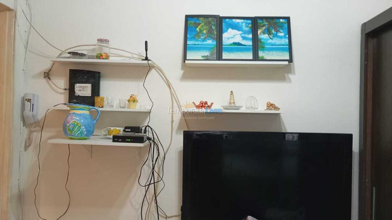 Apartamento para aluguel de temporada em São Vicente (Gonzaguinha)