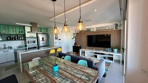 Flat luxo exclusivo Vista Mar no Meireles