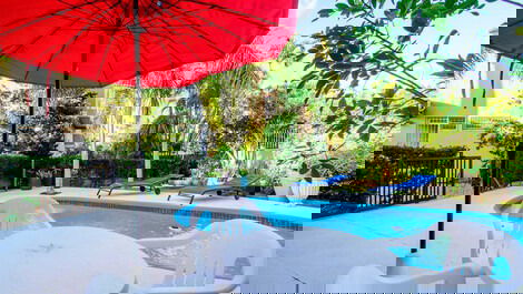 Perfecta casa, piscina y aire a 50 metros de la playa, en Rua das Gaivotas