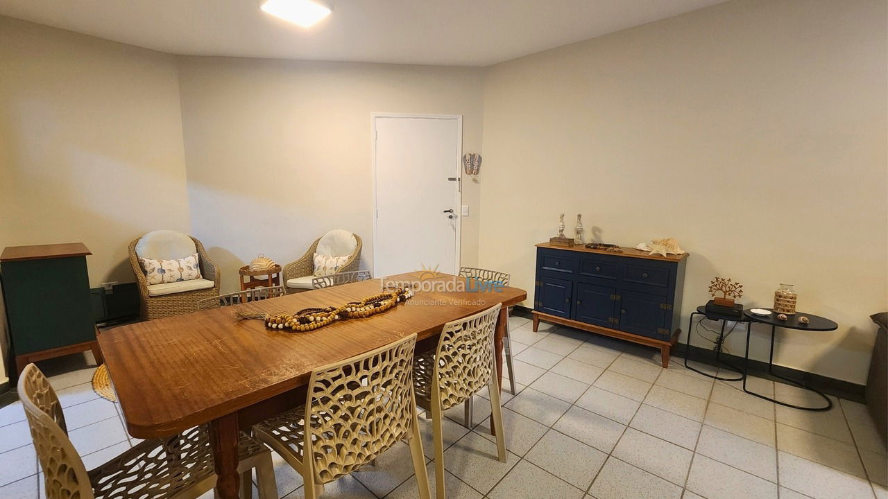 Apartamento para aluguel de temporada em Bertioga (Riviera de São Lourenço)