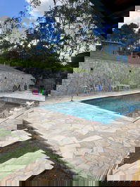 Piscina Aquecida, Lareira, Área Gourmet e fogueira