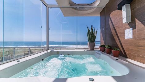 Duplex Frente Mar c/ jacuzzi aquecida