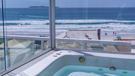 Duplex Frente Mar c/ jacuzzi aquecida