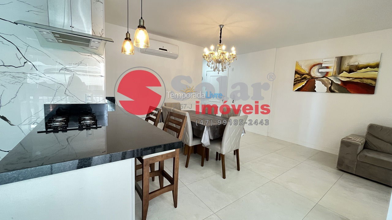 Apartment for vacation rental in Itapema (Meia Praia)