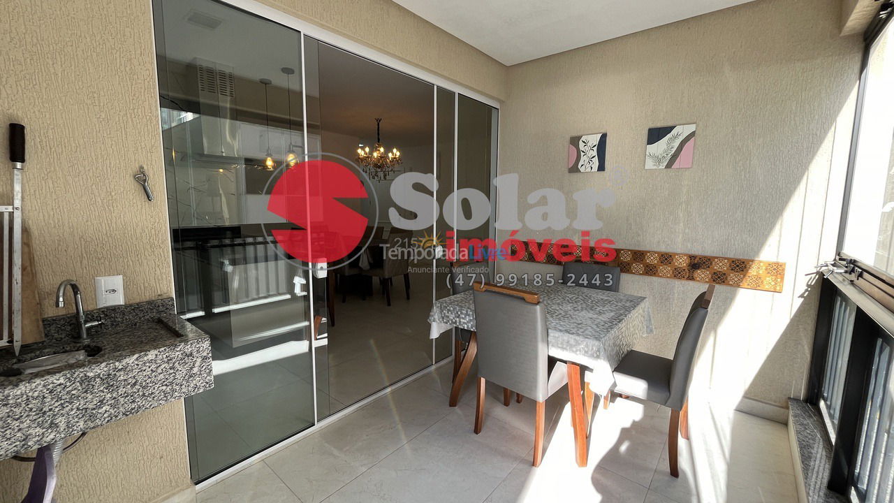 Apartment for vacation rental in Itapema (Meia Praia)