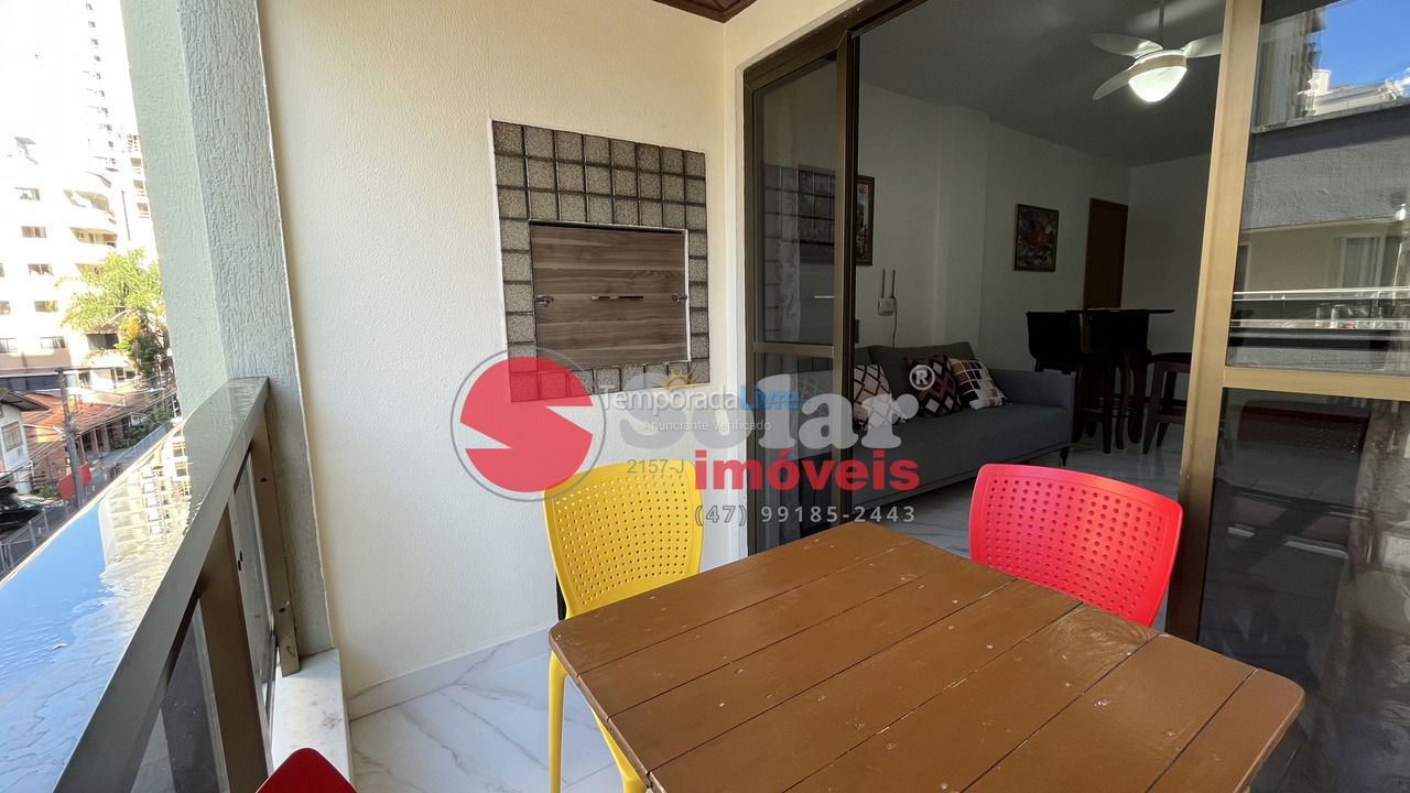 Apartamento para aluguel de temporada em Itapema (Meia Praia)
