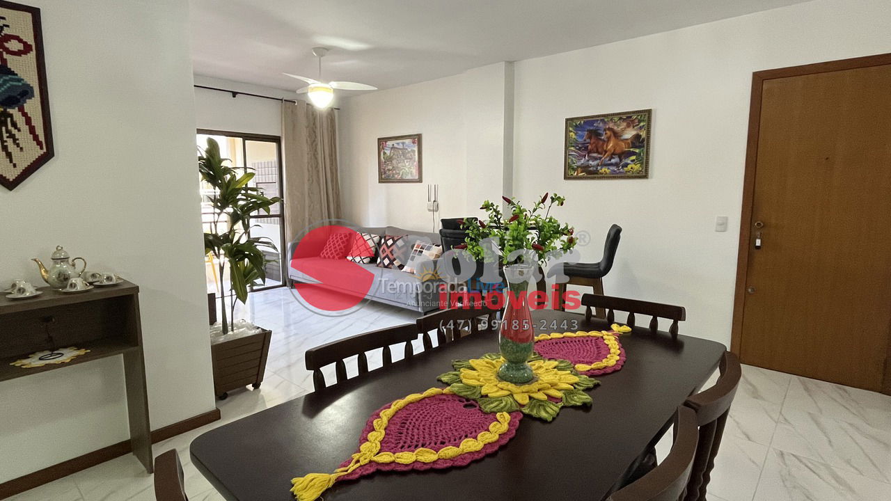 Apartamento para aluguel de temporada em Itapema (Meia Praia)