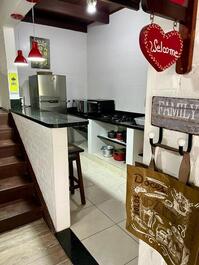 House on the seafront in Costão de Bombas for 8 people