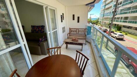 High-end 2-bedroom apartment, including 1 suite, in Enseada Azul, ES